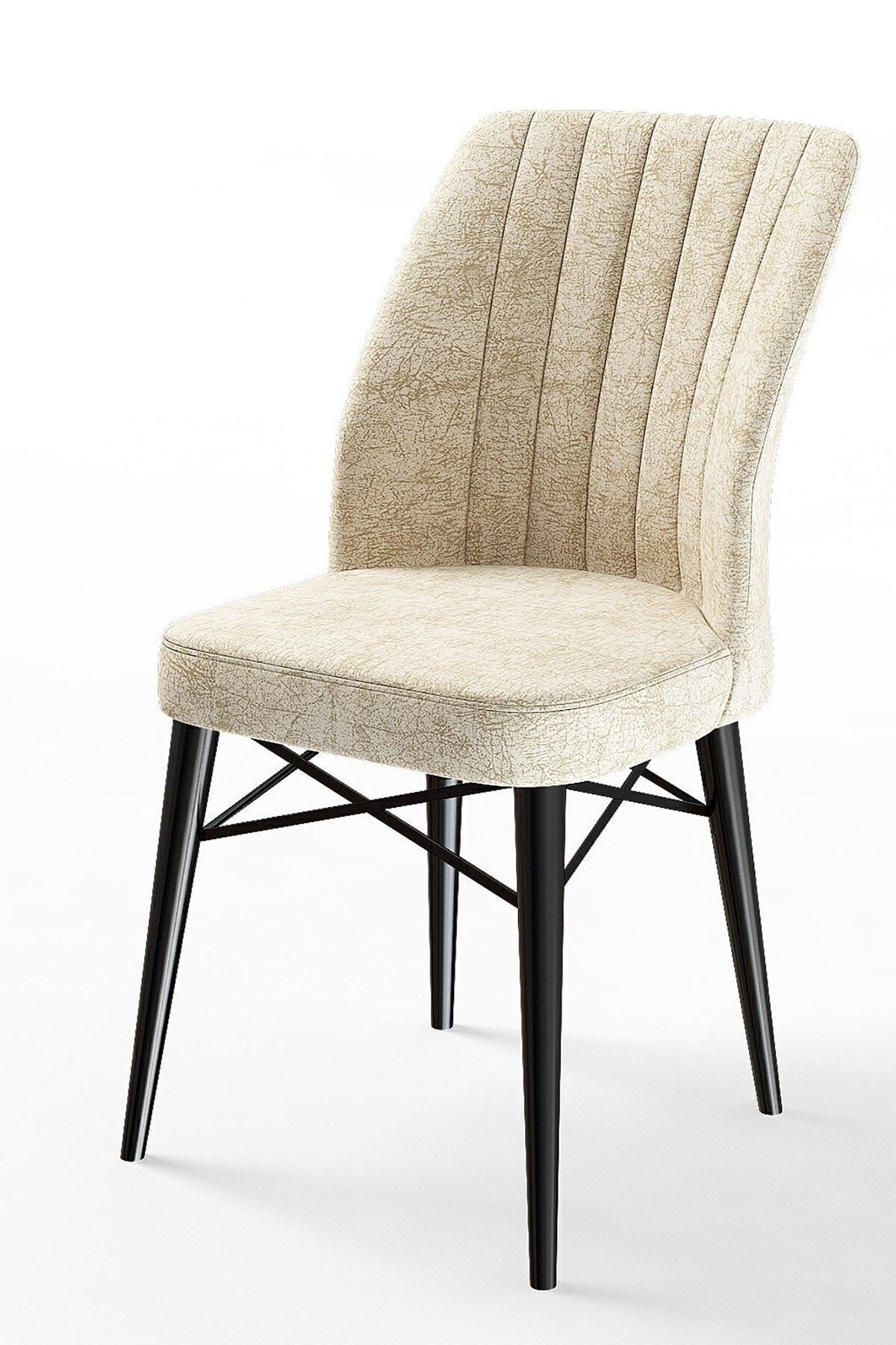 Eva Serisi 80x132 Açılabilir Mdf Siyah Mermer Desen Masa Takımı 4 Sandalye Ve 1 Bench