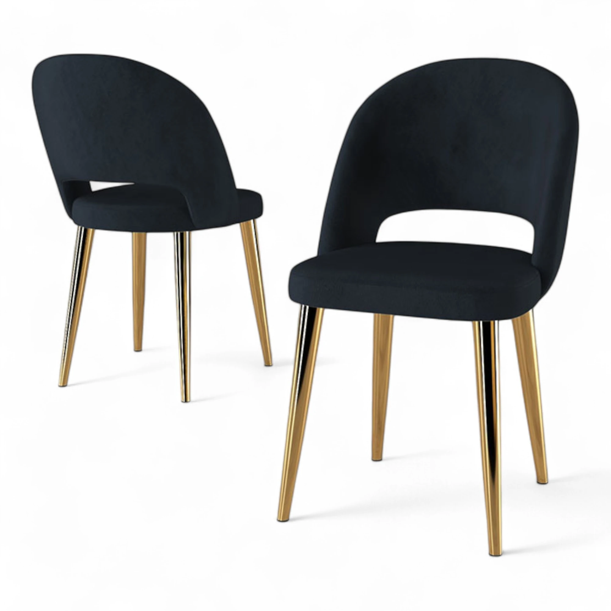 Antrasit Sandalye Gold Ayak