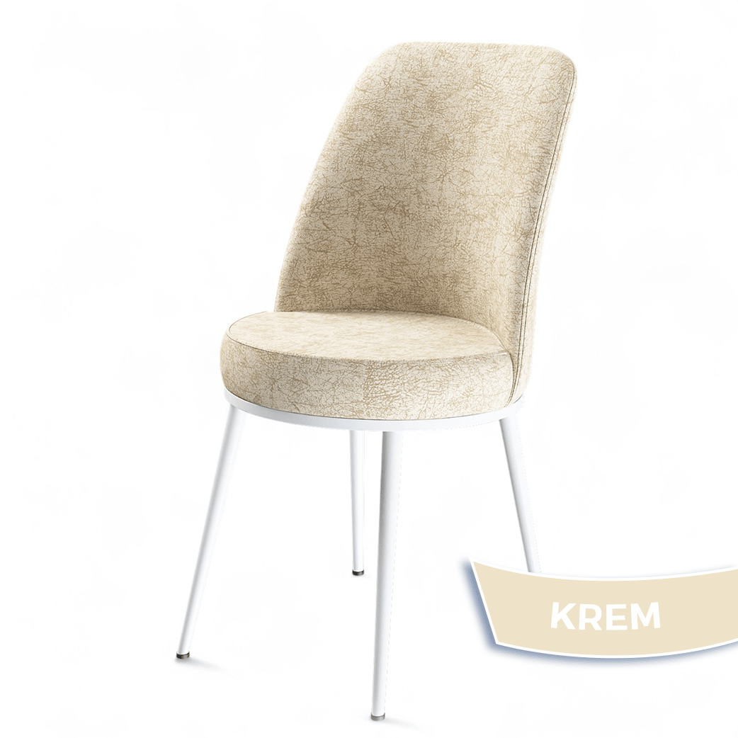 Han Serisi 70x114 Açılabilir Mdf Beyaz Mutfak Masası Takımı ve 4 Sandalye