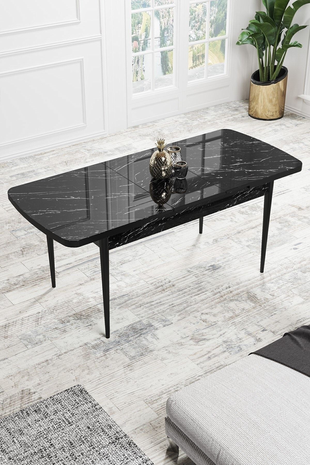 Noa Serisi 80x132 Mdf Açılabilir Mutfak Masası