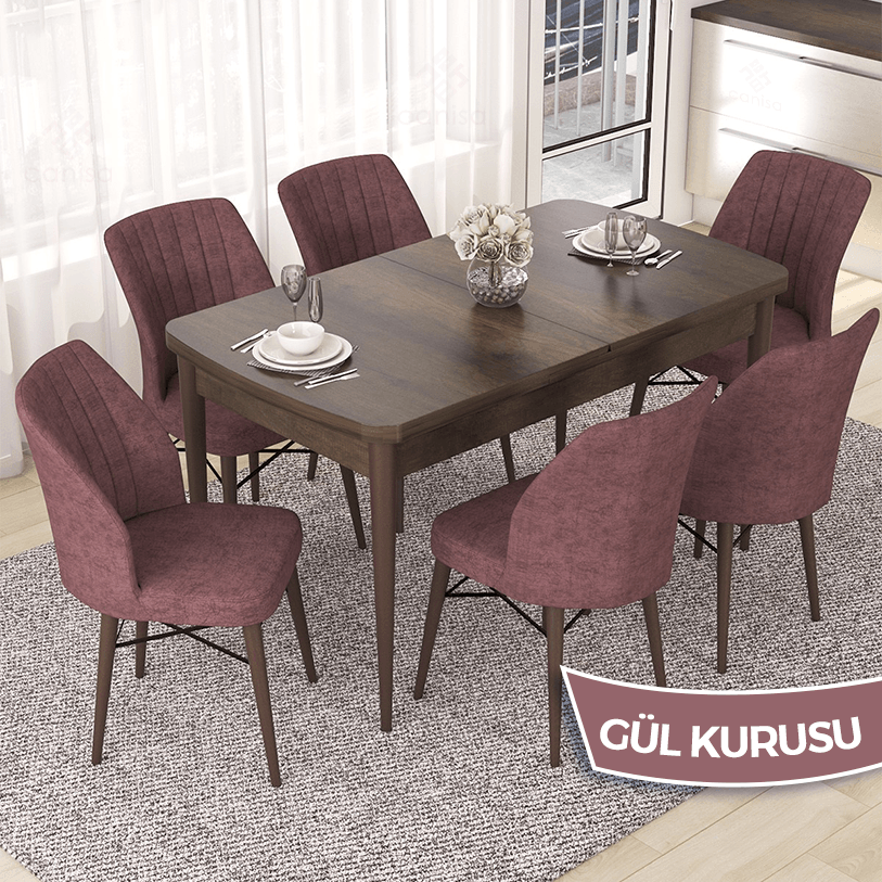 masa barok sandalyeler gülkurusu