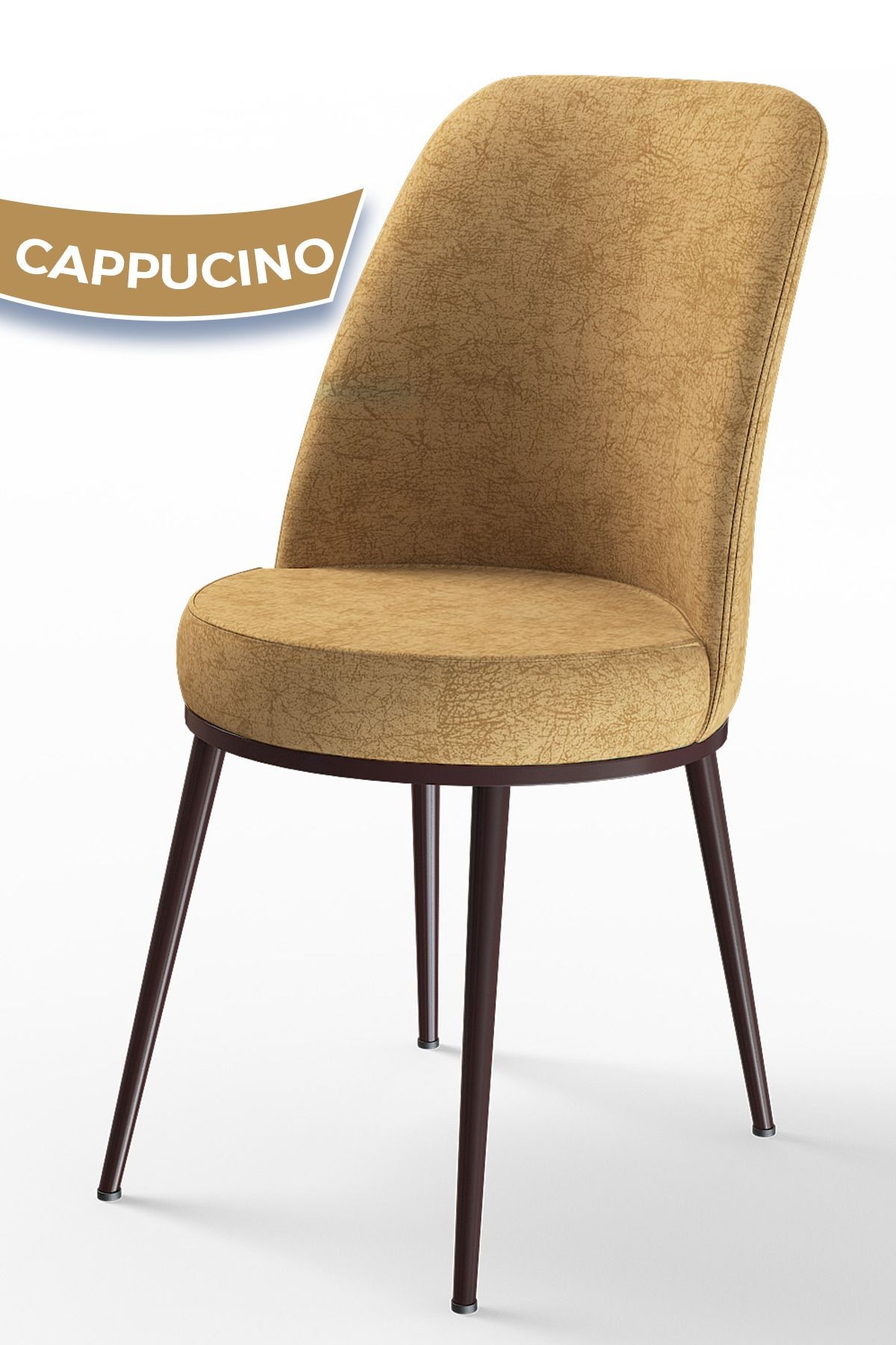 Zen Serisi 80x132 Mdf Açılabilir Barok Ahşap Desen Masa Takımı Ve 4 Sandalye