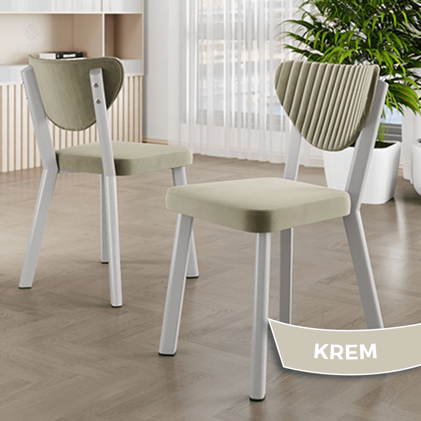  Exve Serisi 80x132 Açılabilir Beyaz Masa Takımı ve 4 Sandalye