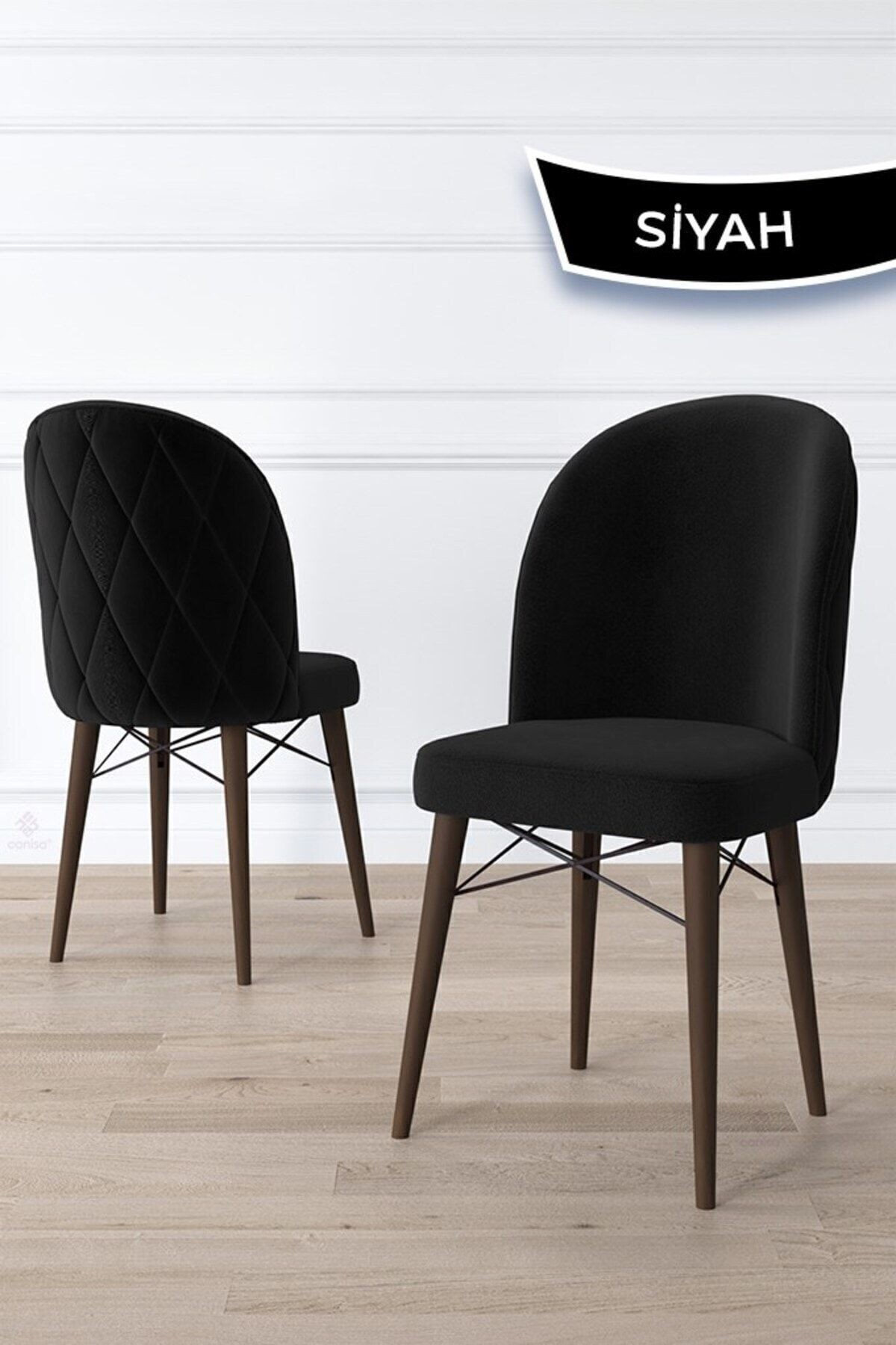 Rut Serisi 80x132 Açılabilir Beyaz Masa Ceviz Ayak Masa Takımı Ve 6 Sandalye