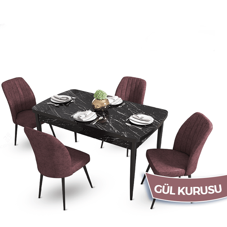 masa barok sandalyeler gülkurusu