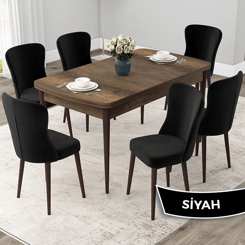 masa barok sandalye si̇yah