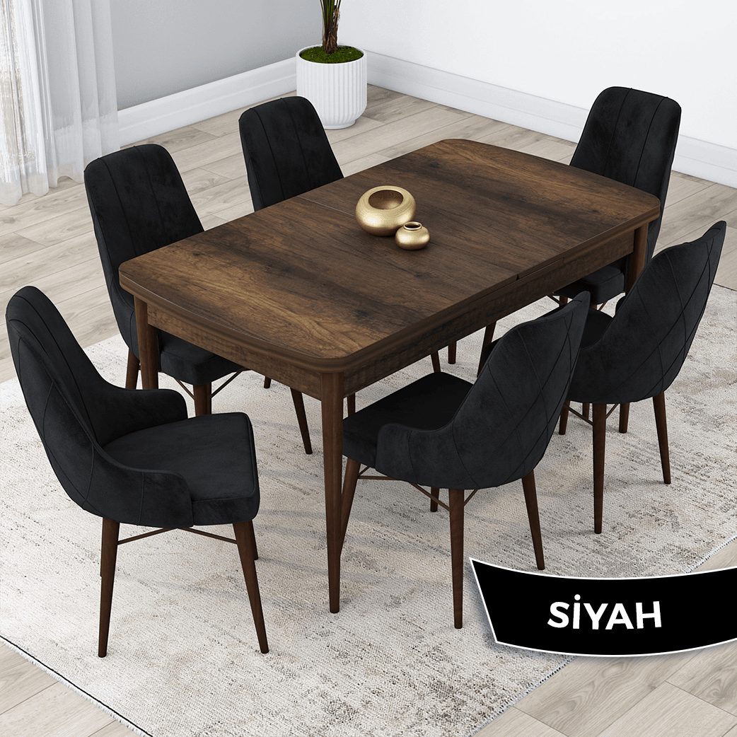 masa barok sandalye si̇yah