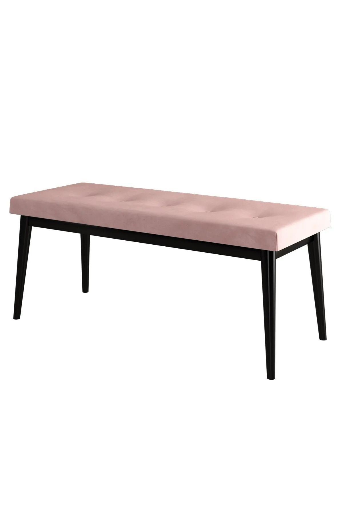 Arwen Serisi Bench, Gürgen Tam Isleket, 1.sınıf Babyface Kumaş , Pembe Bench, Siyah Ayak