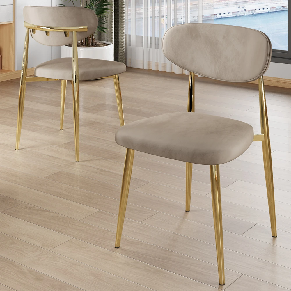 Olya Serisi 90x168 MDF Sabit Lak Panel Antrasit İroni Masa Takımı Gold Ayaklı 4 Sandalye