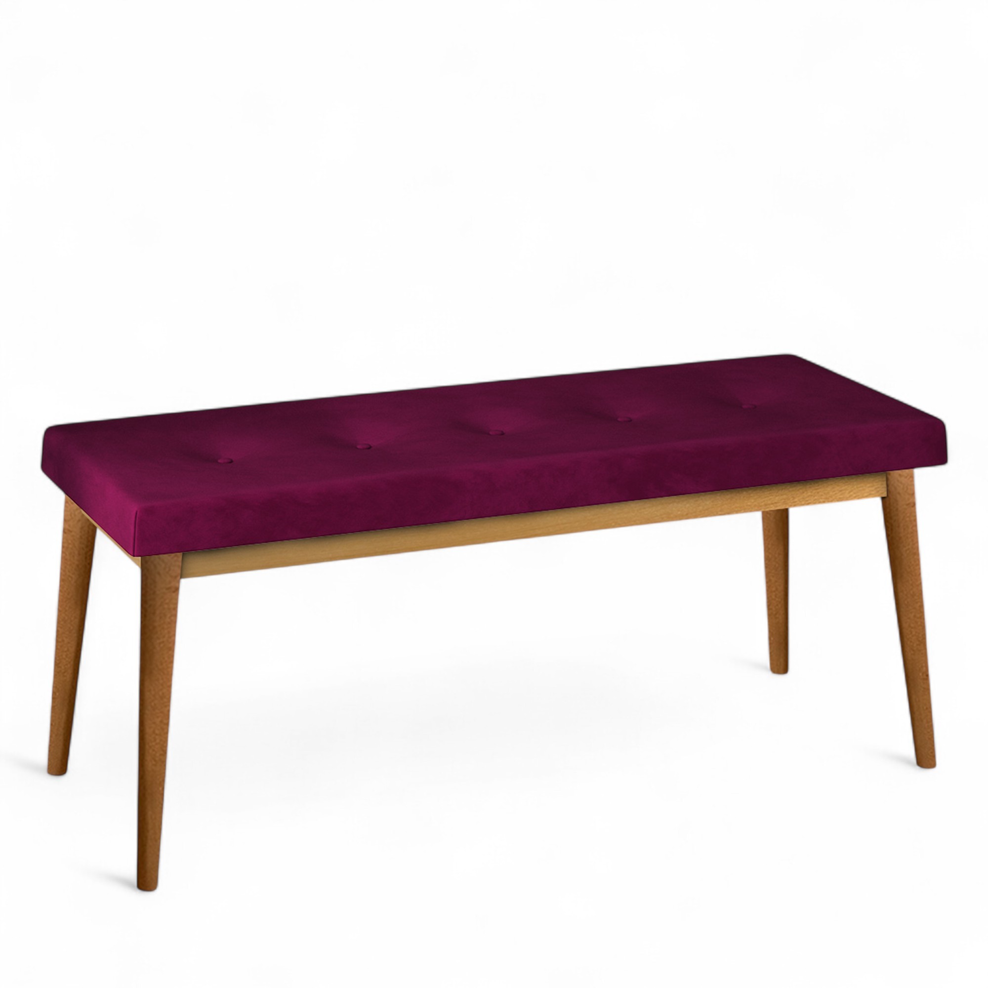 Mürdüm Bench Beyaz Ayak