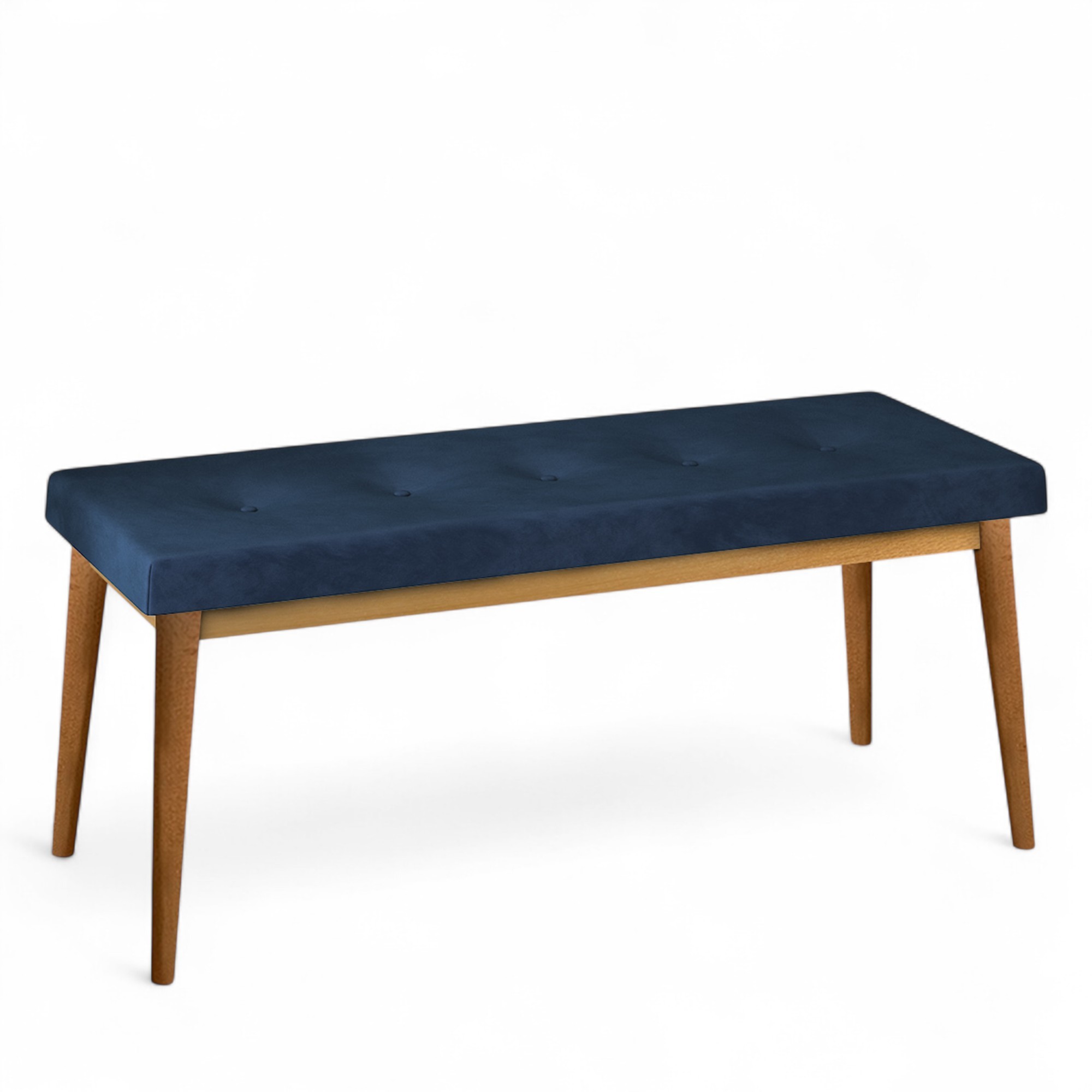 Lacivert Bench Beyaz Ayak