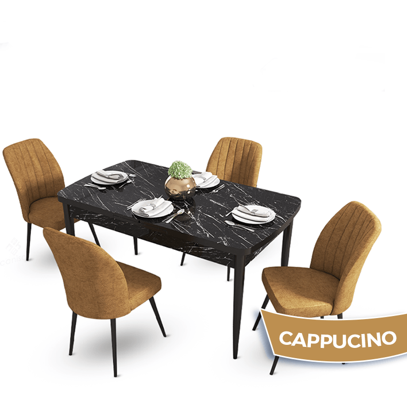 masa barok sandalyeler cappuccıno
