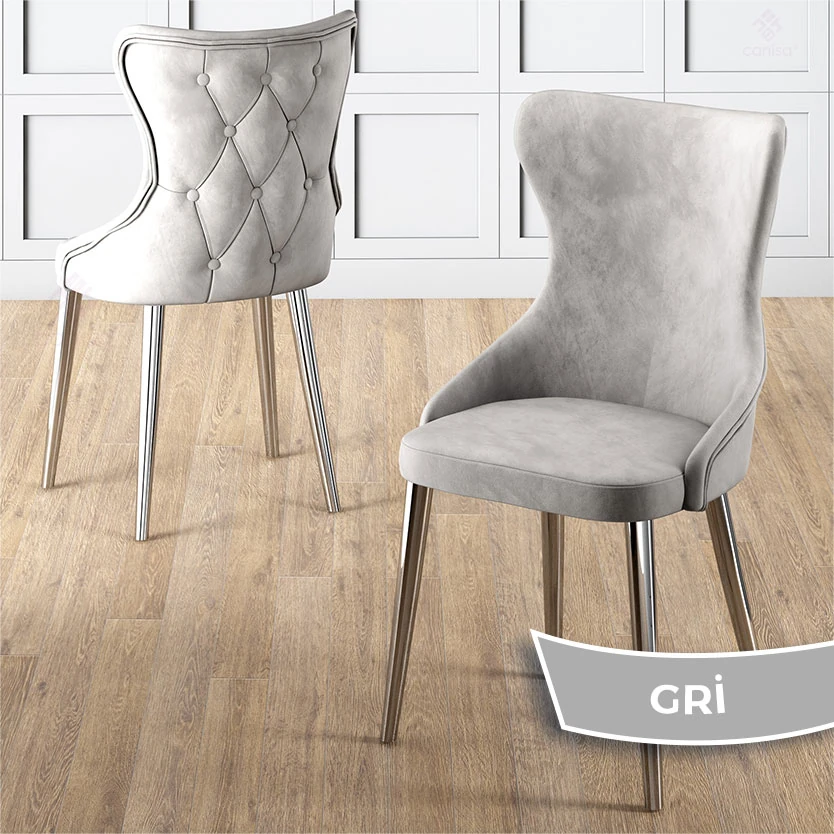 Galya Serisi Lak Panel 90x168 Sabit Beyaz Mermer Desen Mutfak Masa Takımı 6 Sandalye