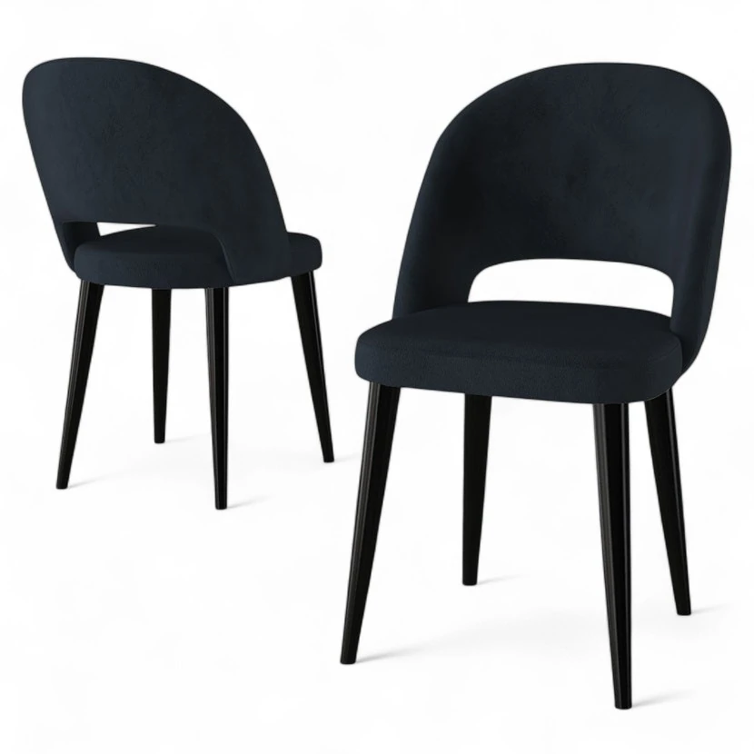 Antrasit Sandalye Siyah Ayak