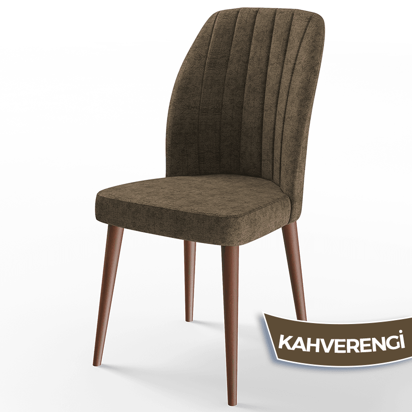 Rio Serisi 80x132 Mdf Açılabilir Barok Ahşap Desen Masa Takımı Ve 6 Sandalye