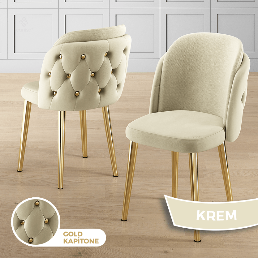 Zae Serisi 90x168 Lak Panel Antrasit Ironi Gold Ayak Masa Takımı 4 Sandalye