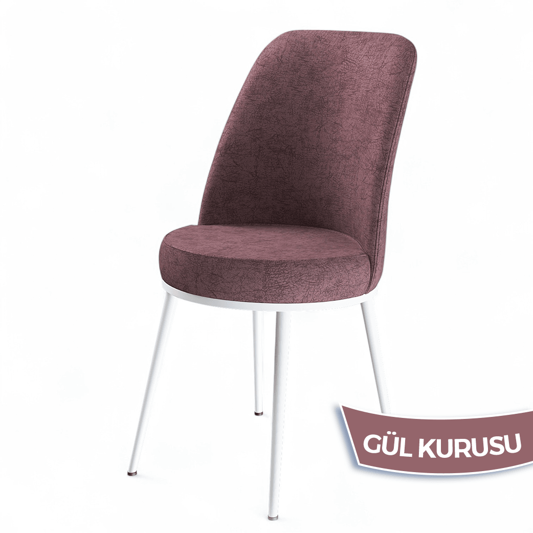 Via Serisi 80x132 Açılabilir Beyaz Masa Takımı ve 6 Sandalye