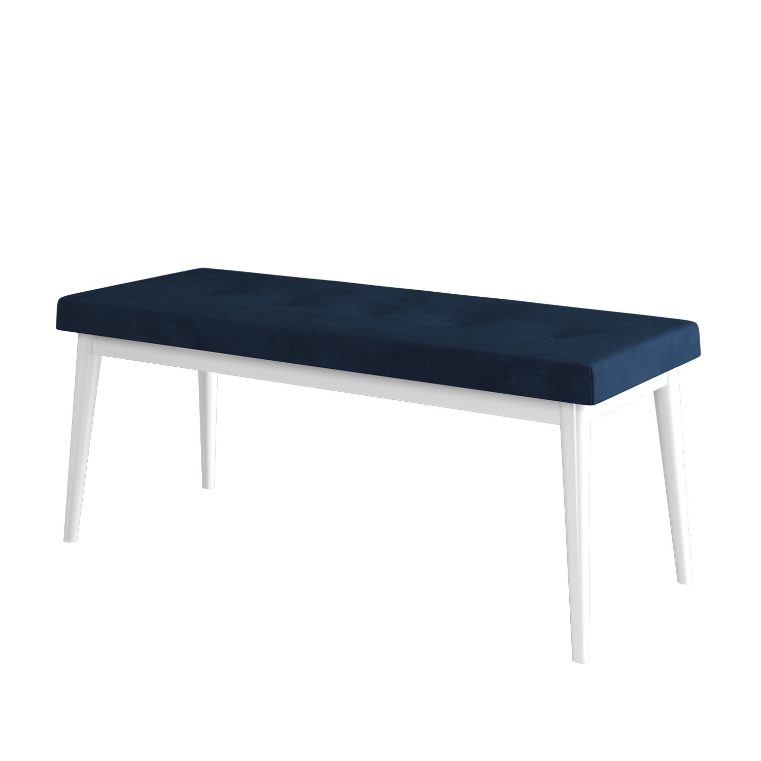 Bench Lacivert Ayaklar Beyaz