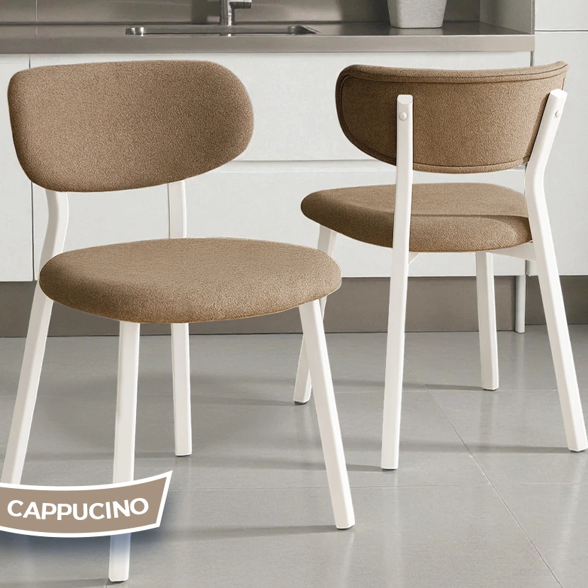 Axton Serisi Sabit Mdf 90x168 Beyaz Mutfak Masa Takımı 4 Sandalye