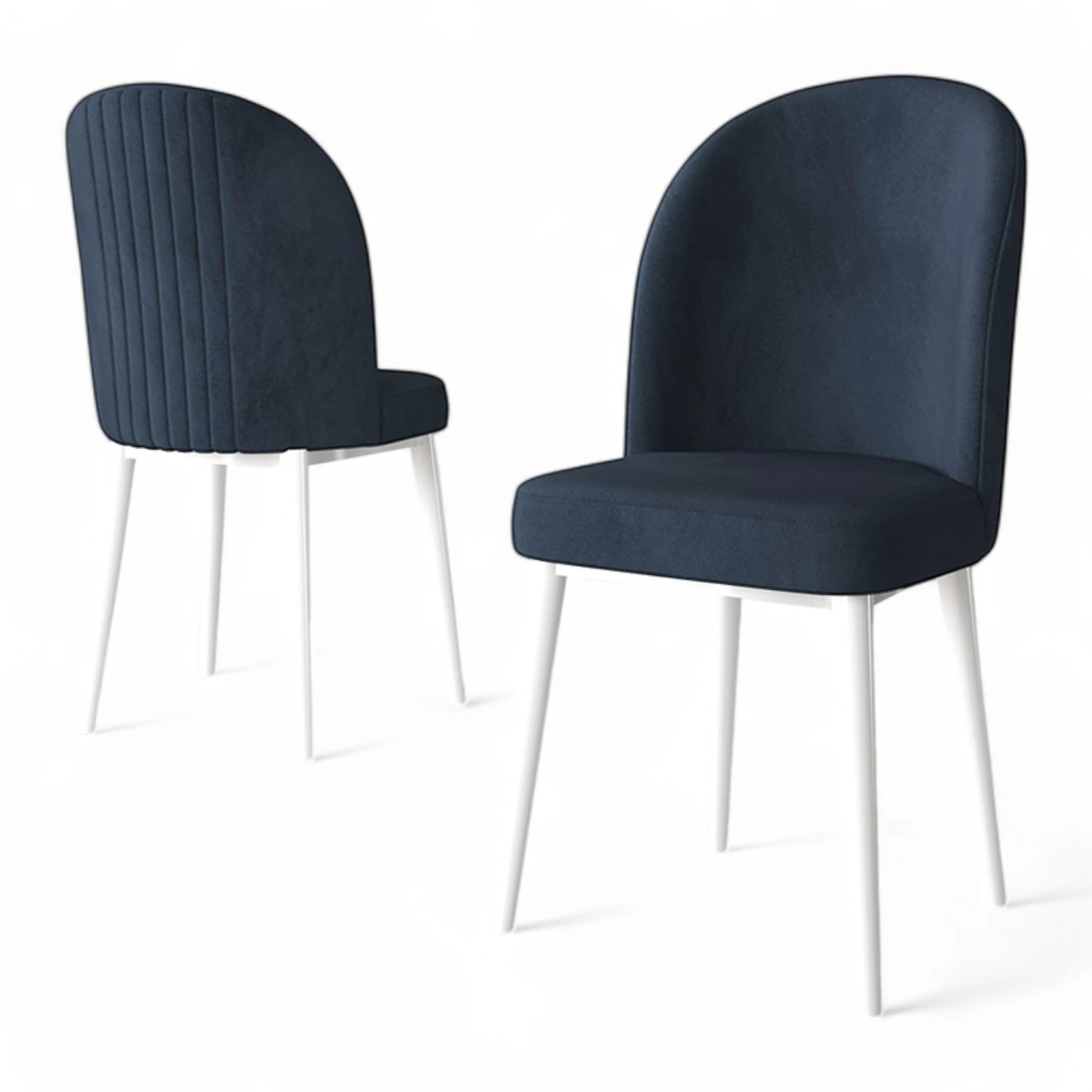 Antrasit Renk Sandalye Beyaz Ayak