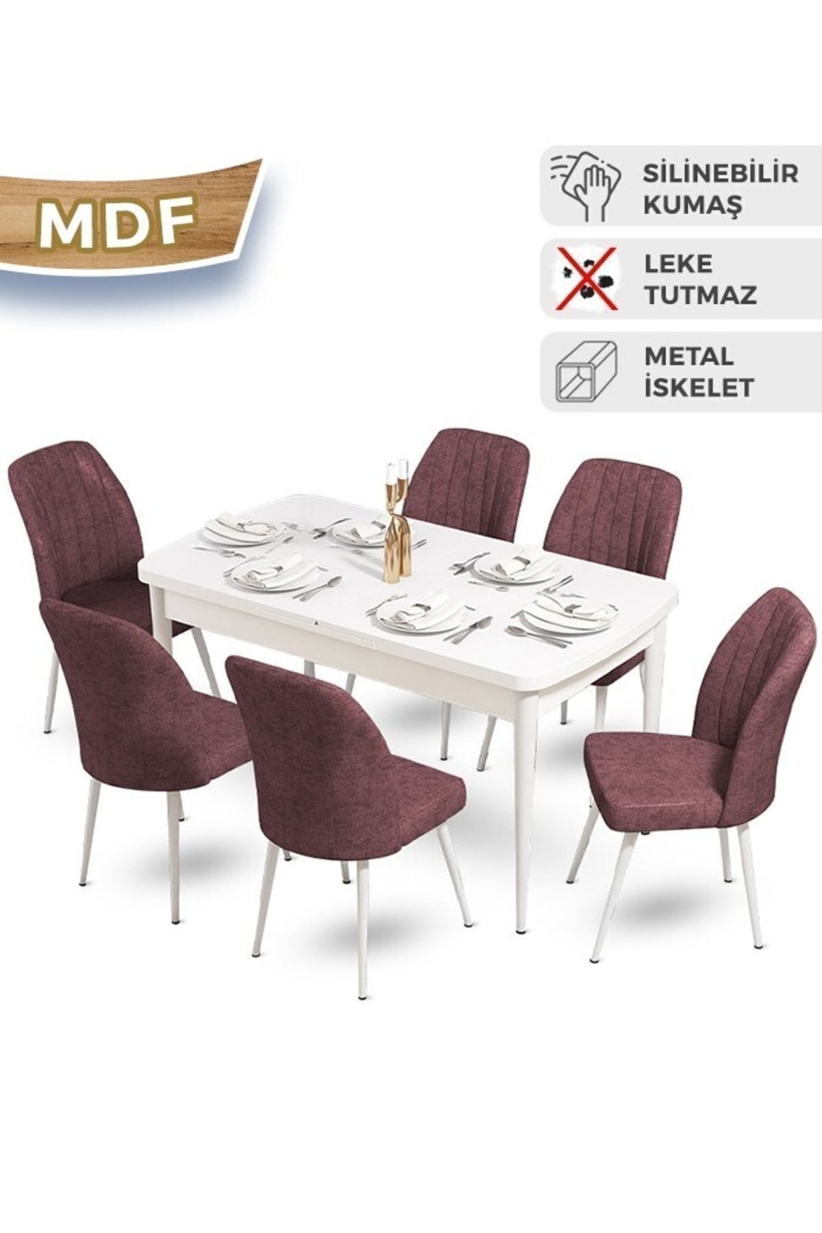 masa barok sandalyeler gülkurusu