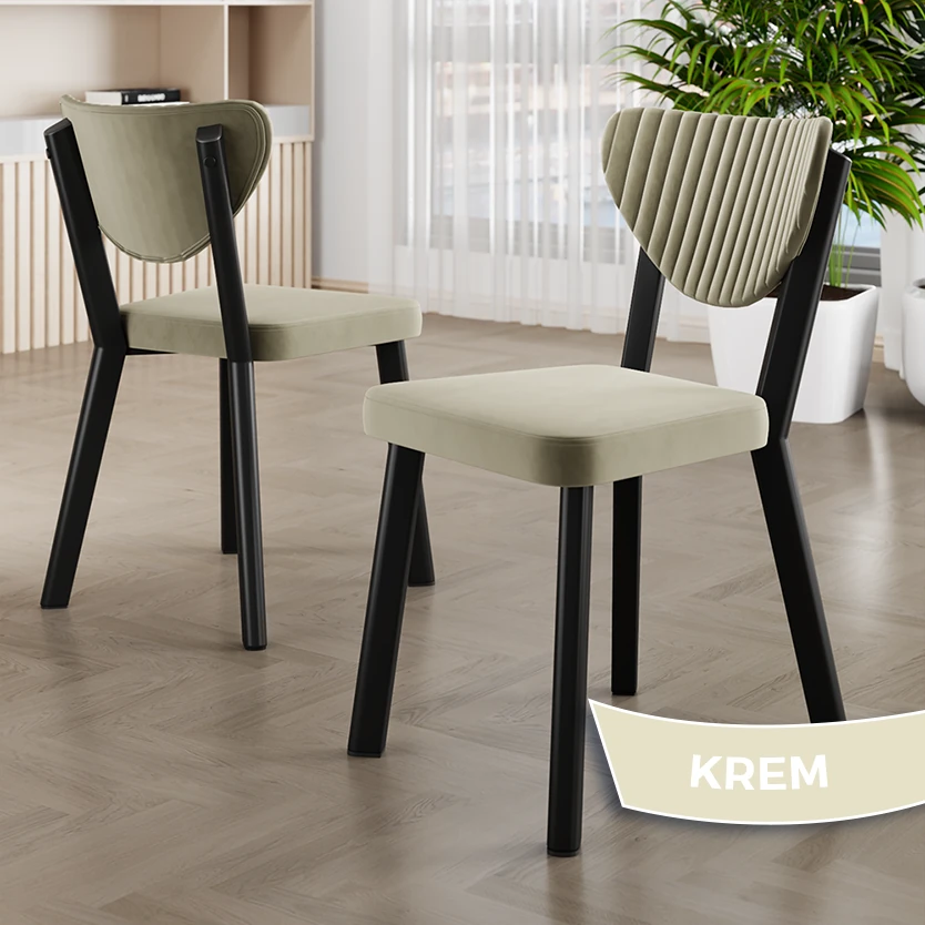 Akort Serisi MDF Sabit 80x130 Siyah Mermer Desen Mutfak Masası Takımı 4  Sandalye