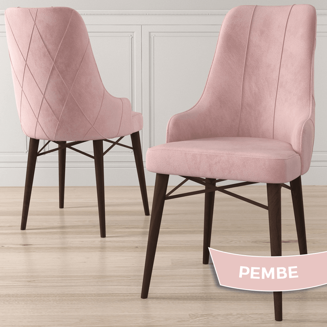 Kar Serisi 80X132 Mdf Açılabilir Barok Ahşap Desen Masa Takımı 4 Sandalye Ve 1 Bench