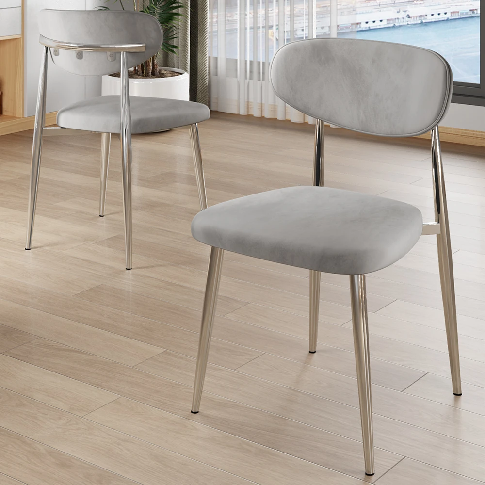 Olya Serisi 90x168 Lak Panel Sonata Masa Takımı Krom Ayaklı 4 Sandalye