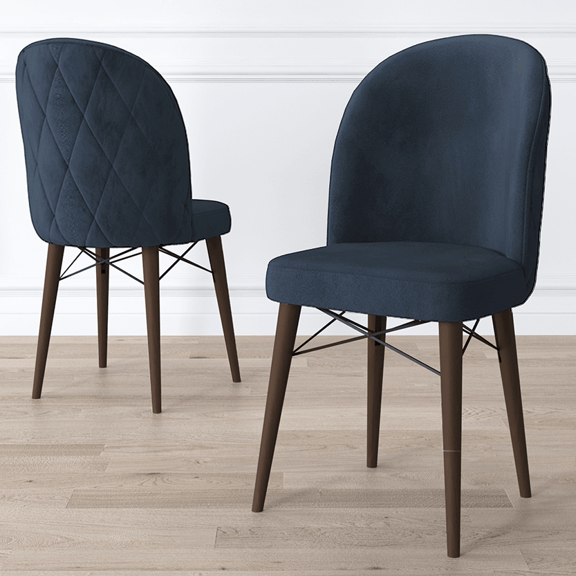 Rut Serisi 80x132 Açılabilir Barok Ahşap Desen Masa Takımı 4 Sandalye Ve 1 Bench