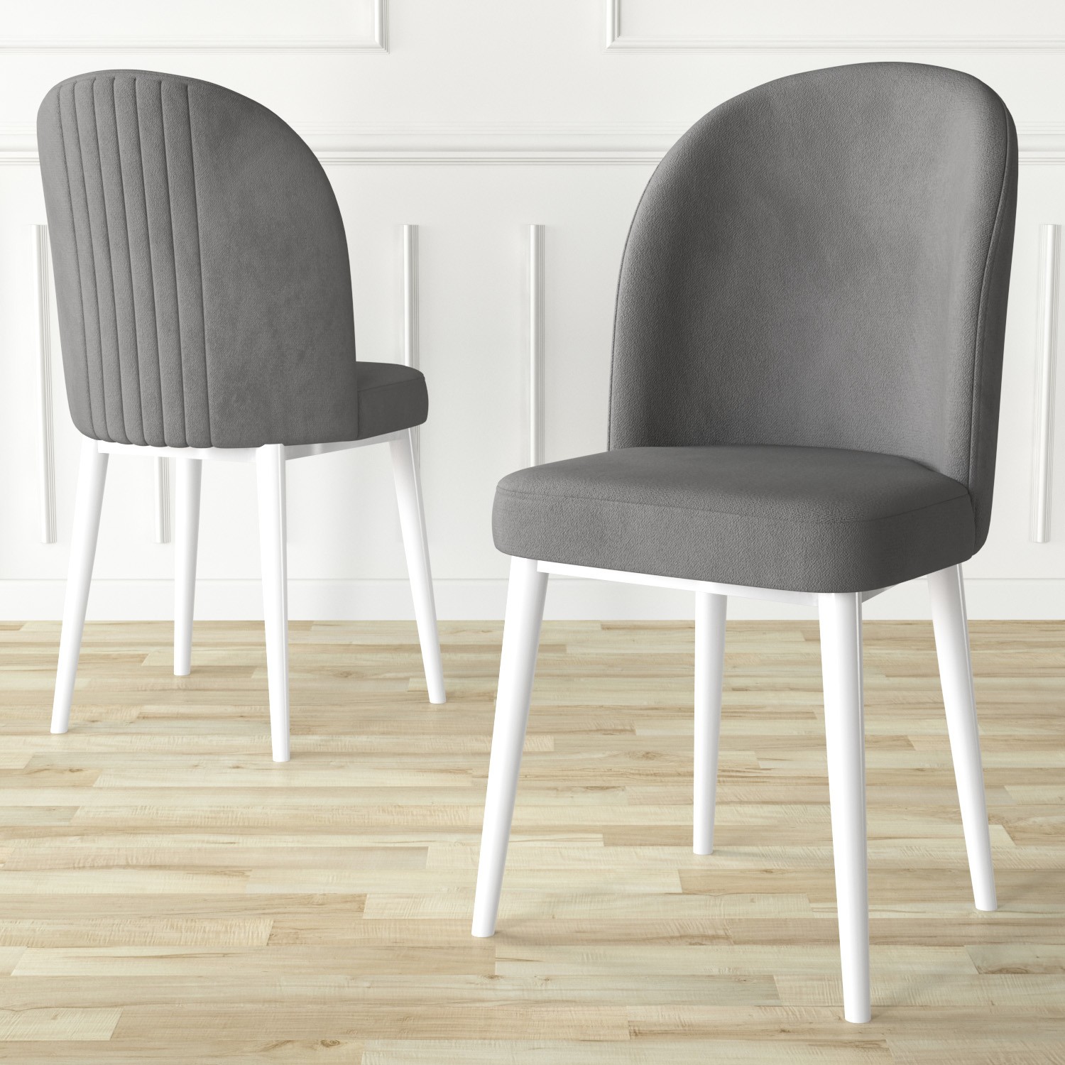 Roe Serisi 80x132 Açılabilir Beyaz Masa Takımı 4 Sandalye Ve 1 Bench