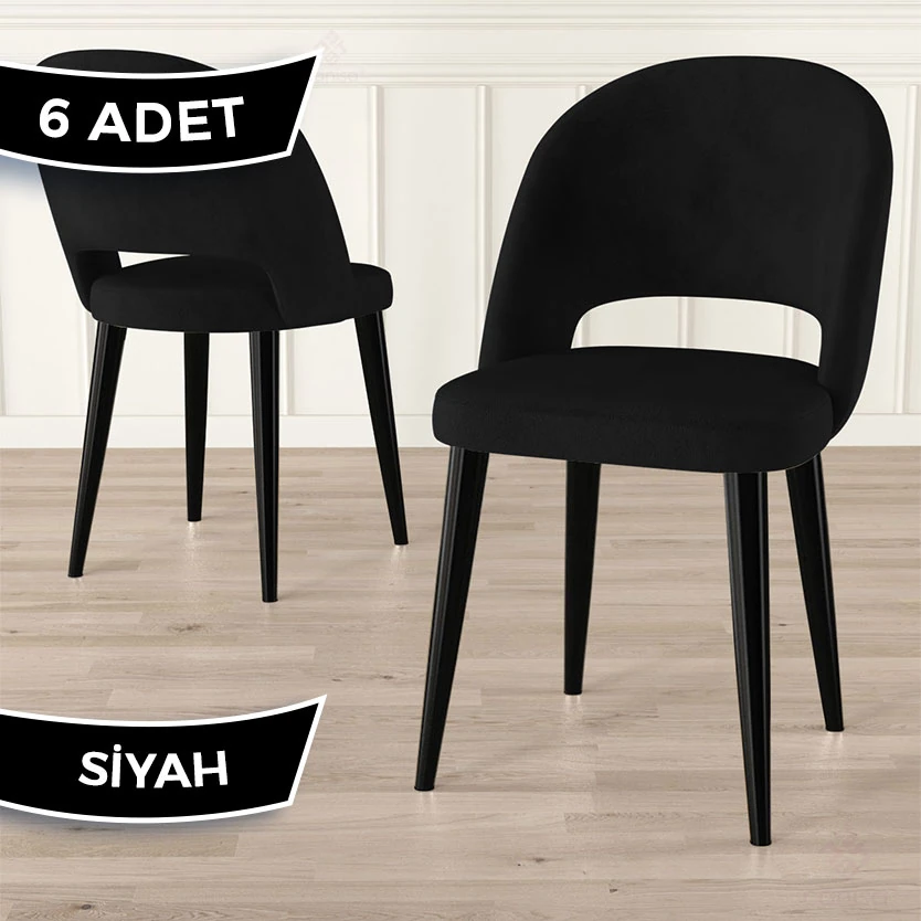 siyah sandalye siyah ayak