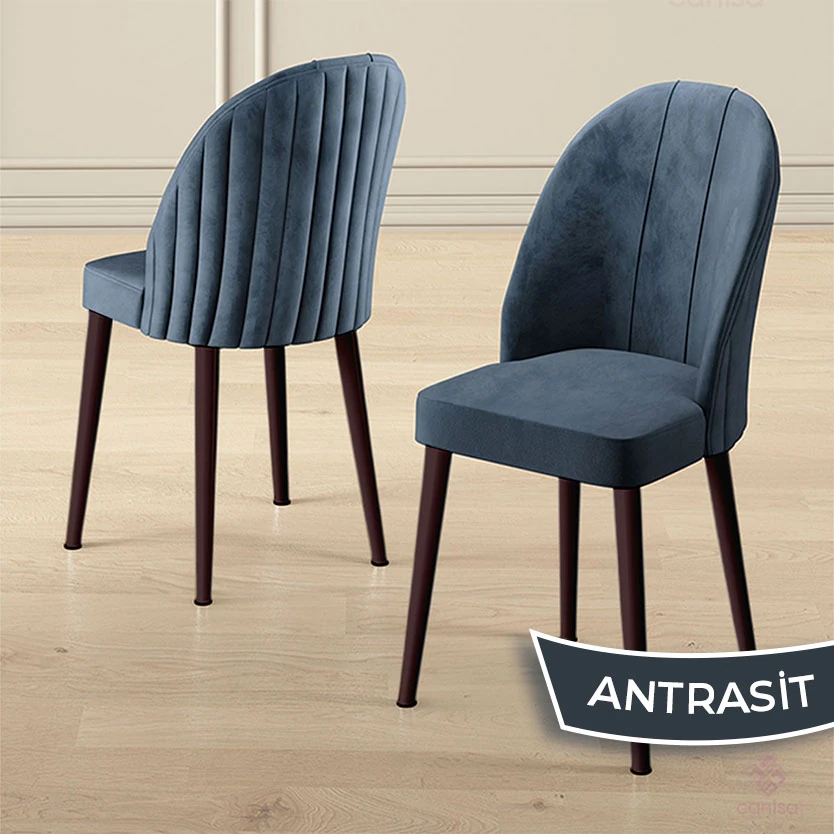 Kaye Serisi Mdf 90x168 Atlantik Çam Mutfak Masa Takımı 6 Sandalye