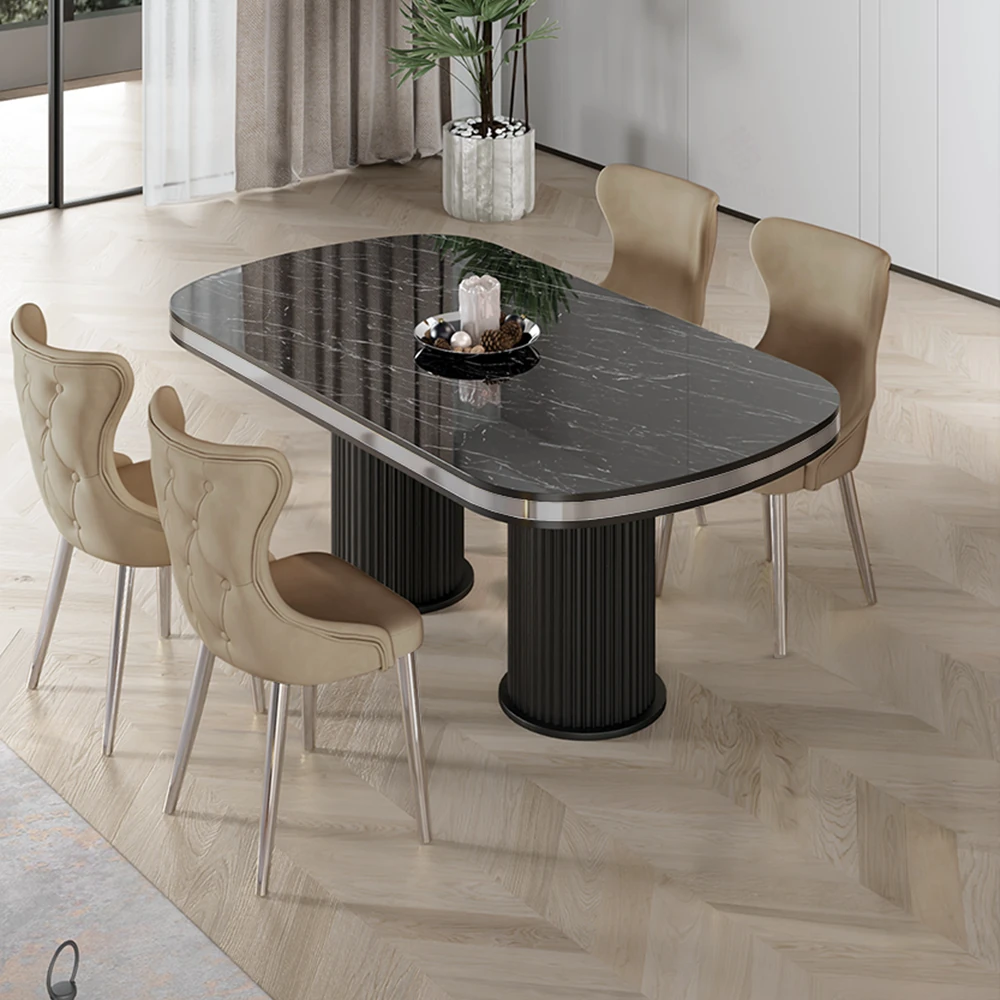 Sonata Masa Cappucino Sandalye Ayaklar Krom