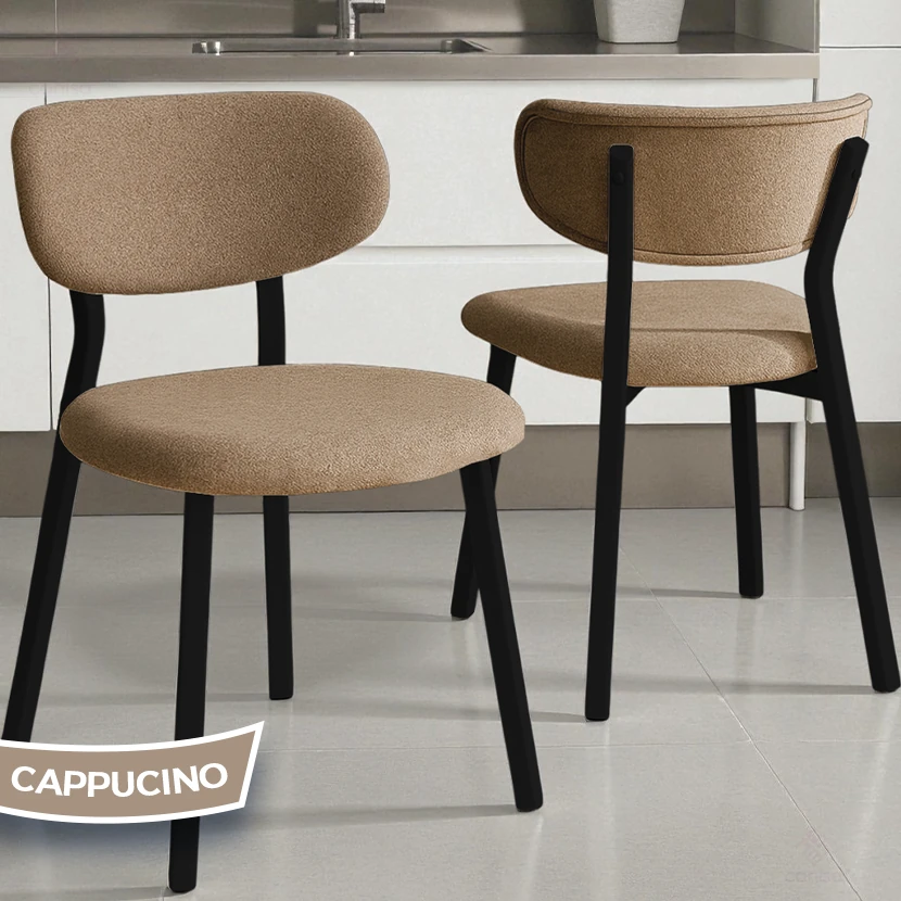 Axton Serisi Sabit Mdf 90x168 Siyah Mermer Desen Mutfak Masa Takımı 6 Sandalye