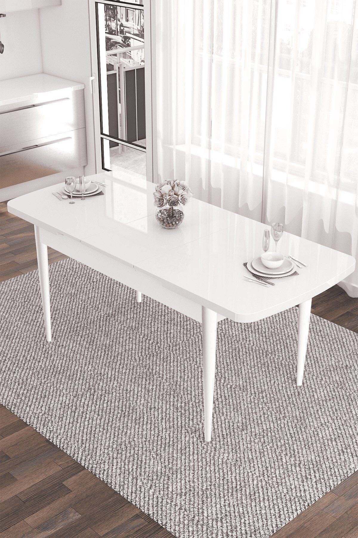 Nex Serisi 80x132 Mdf Açılabilir Mutfak Masası