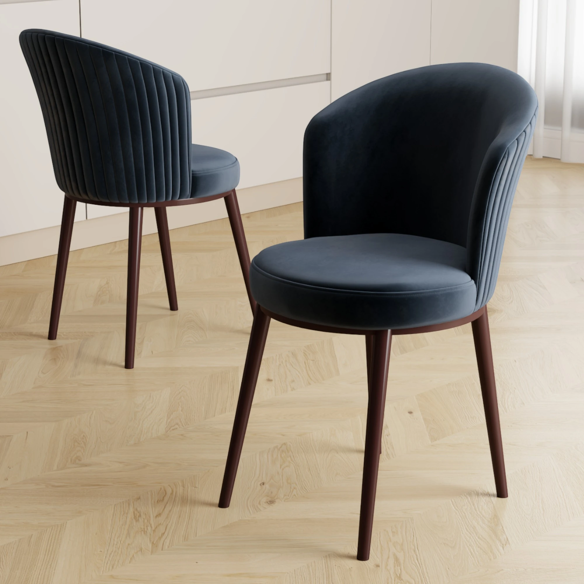 Asfel Serisi MDF 77x130 Traverten Yandan Açılabilir Mutfak Masası Takımı 4 Sandalye