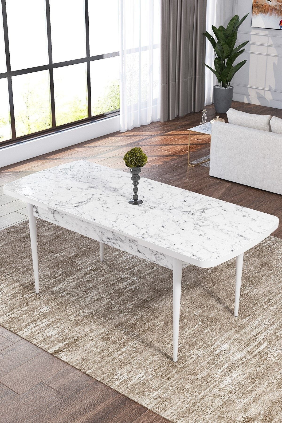 Mun Serisi 80x132 Açılabilir Mdf Mutfak Masası