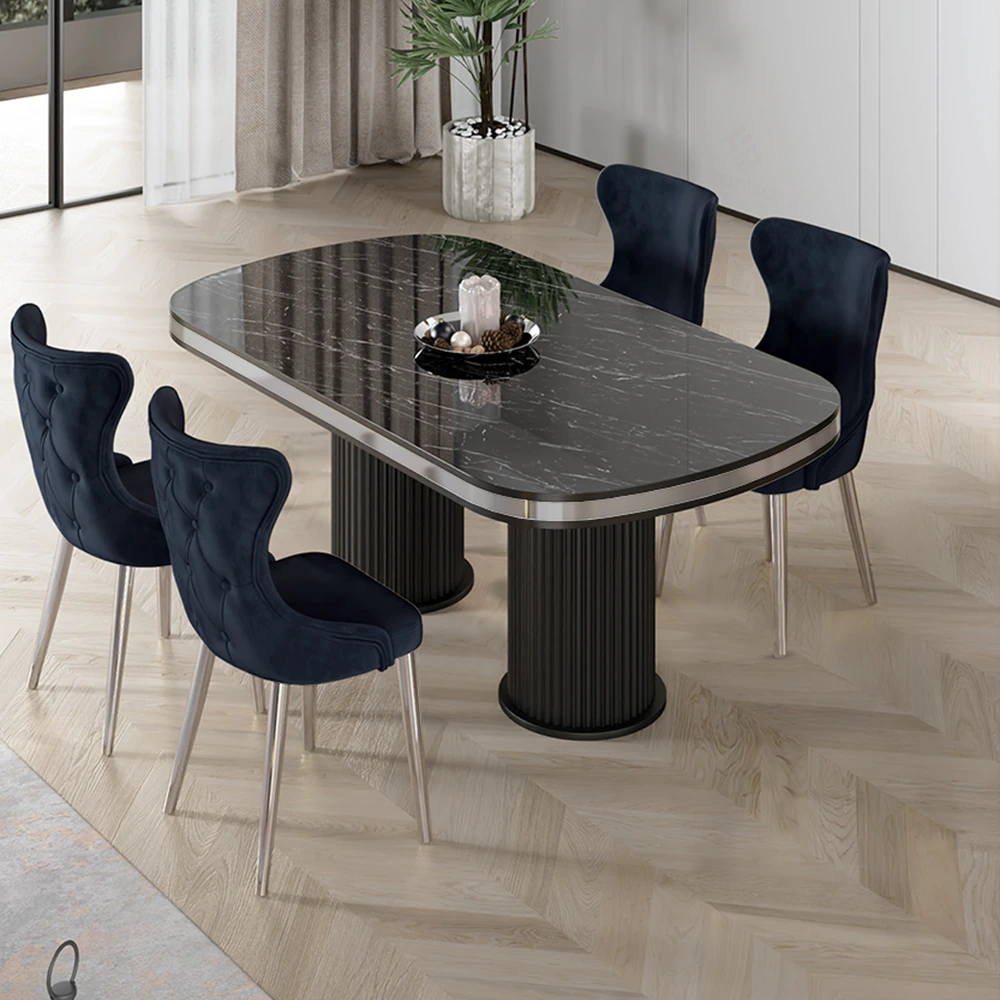 Sonata Masa Antrasit Sandalye Ayaklar Krom