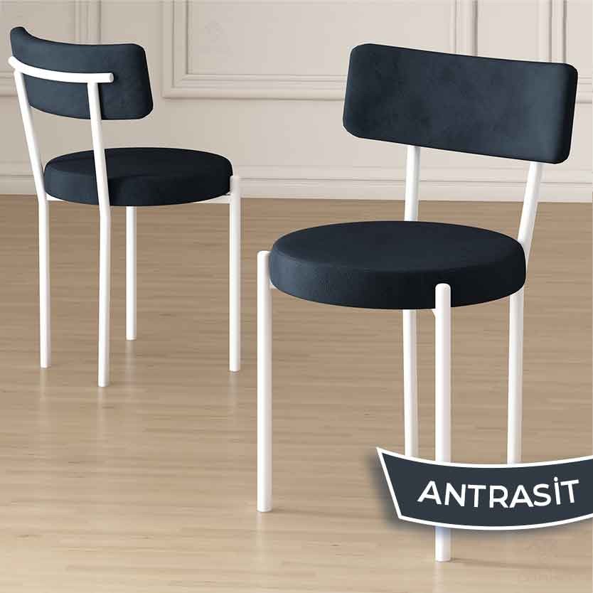 Puka Serisi 80x132 Açılabilir Beyaz Masa Takımı ve 4 Sandalye
