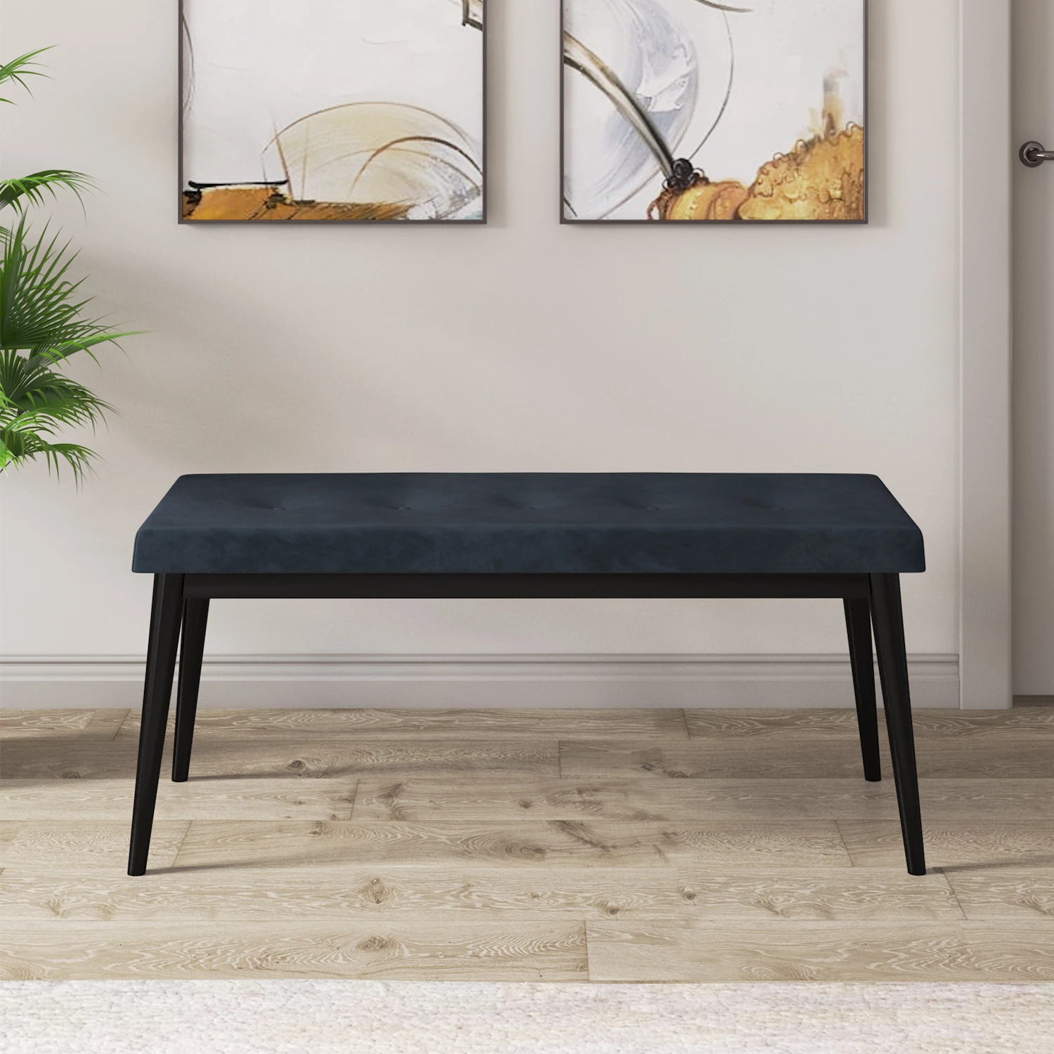 Roe Serisi 80x132 Açılabilir Beyaz Masa Kahverengi Ayak Masa Takımı 4 Sandalye Ve 1 Bench