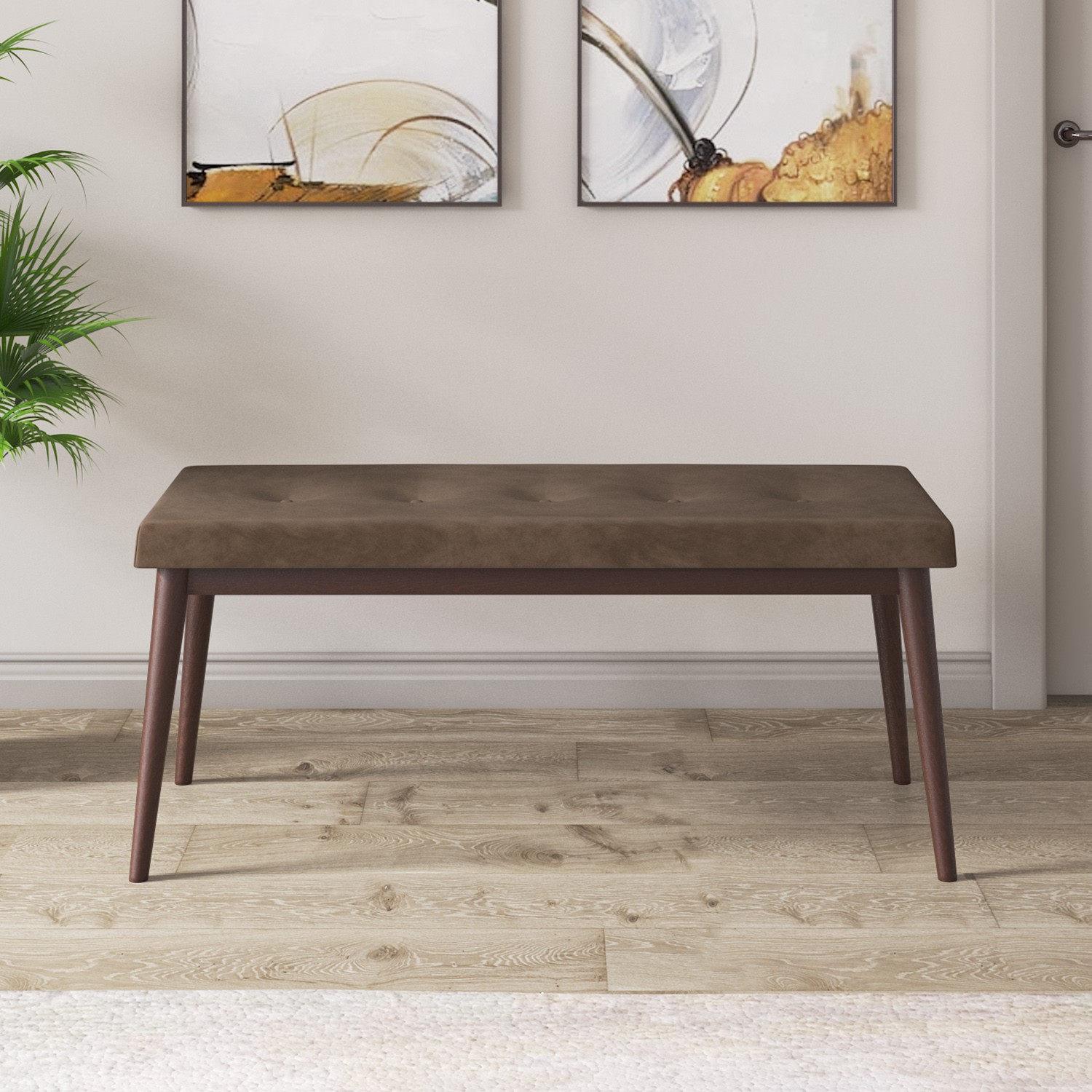 Are Serisi 80x132 Mdf Açılabilir Gümüş Halka Barok Ahşap Desen Masa Takımı 4 Sandalye Ve 1 Bench