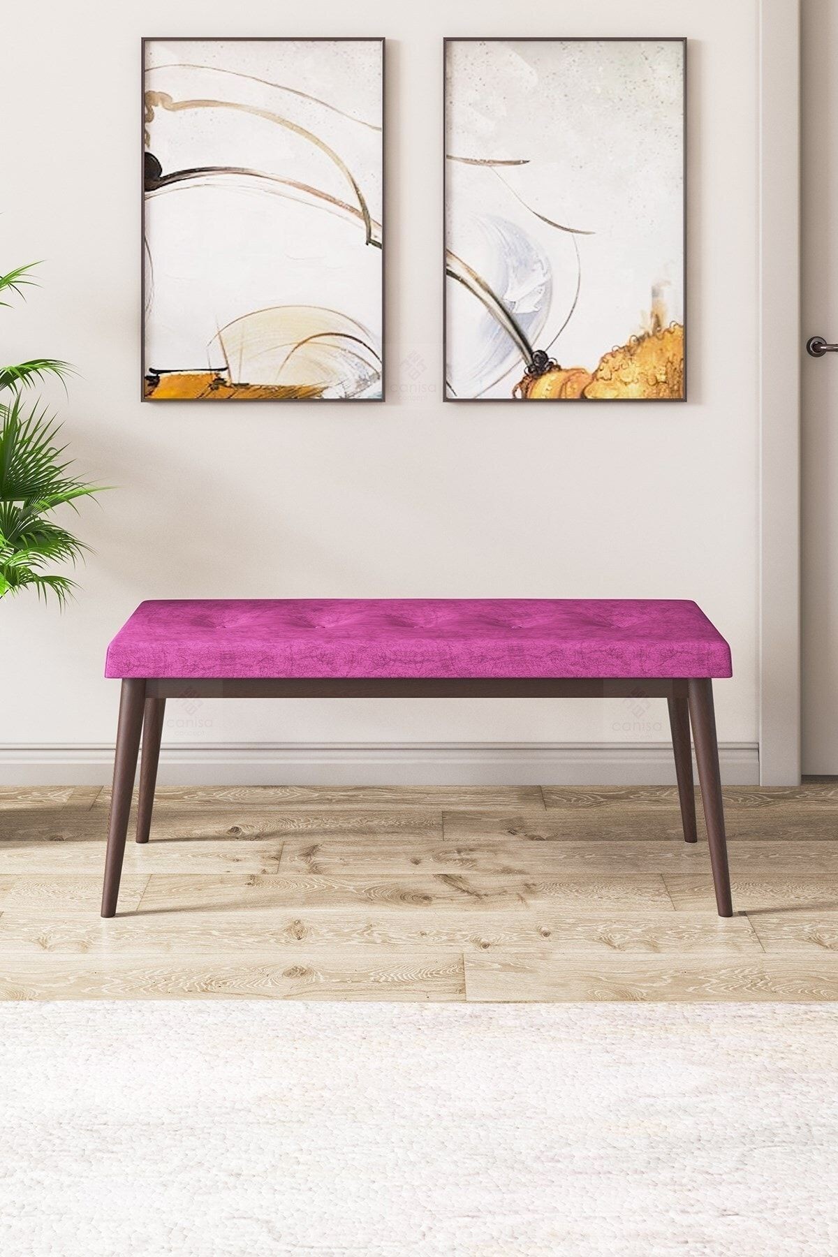 Pir Serisi 80x130 Sabit Siyah Mermer Desen Masa Kahve Ayak Masa Takımı 4 Sandalye Ve 1 Bench