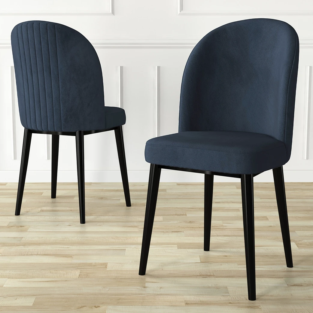 Roe Serisi 80x132 Açılabilir Beyaz Masa Kahverengi Ayak Masa Takımı 4 Sandalye Ve 1 Bench