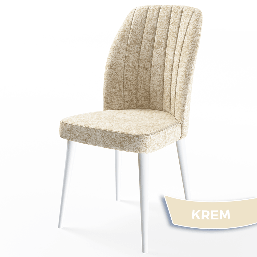 Rio Serisi 80x132 Mdf Açılabilir Beyaz Masa Takımı Ve 8 Sandalye