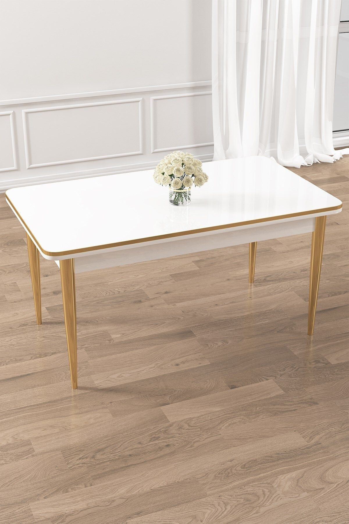Rewa Serisi 70x110 Sabit Beyaz Mutfak Masası