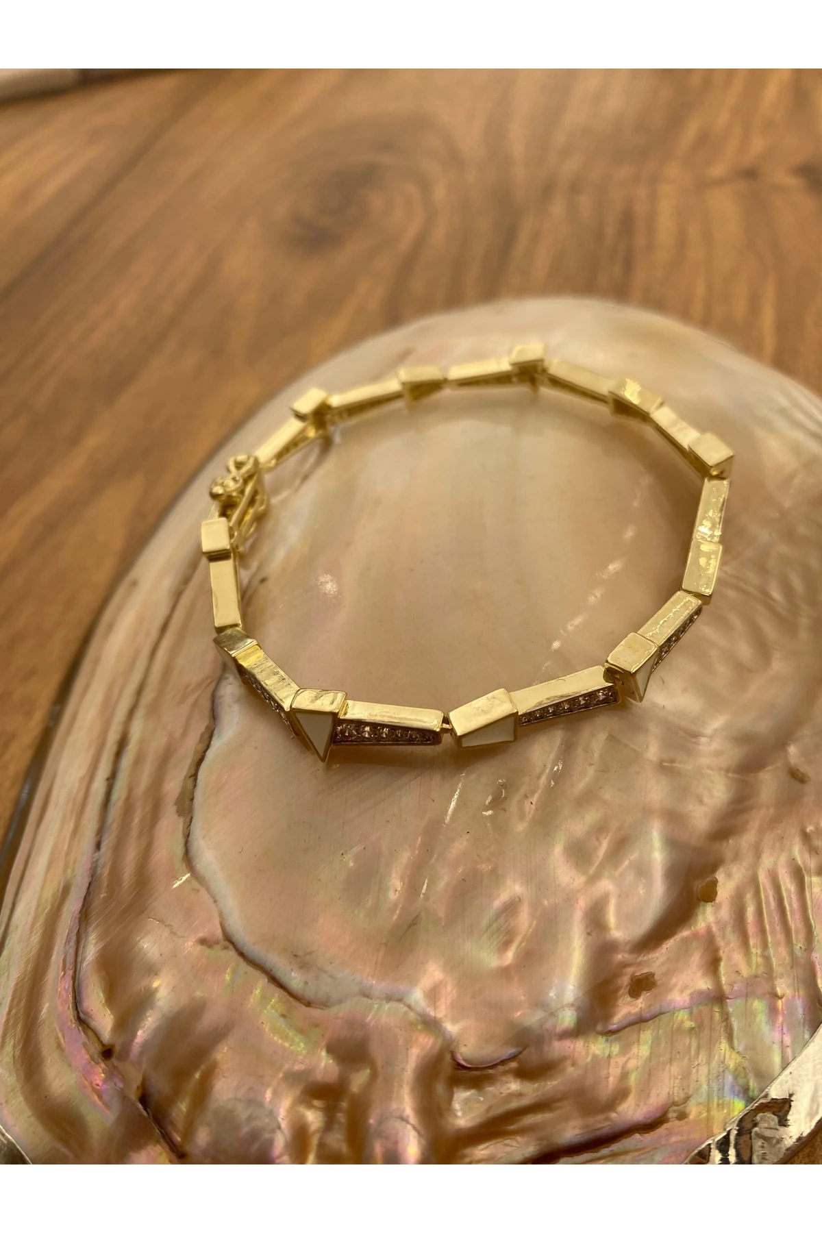 14K ALTIN KAPLAMA VİP BİLEKLİK