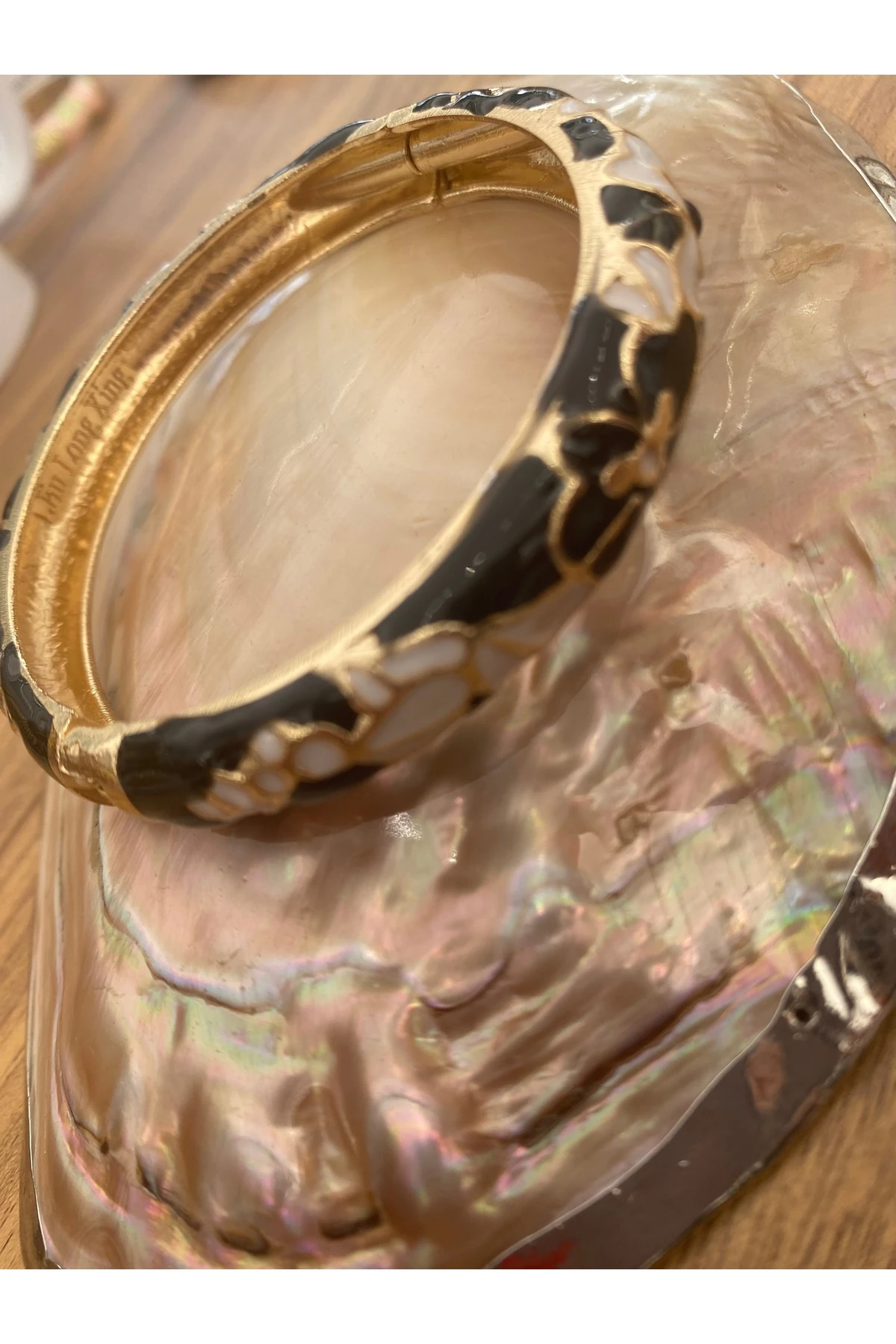 14k kaplama mineli bileklik