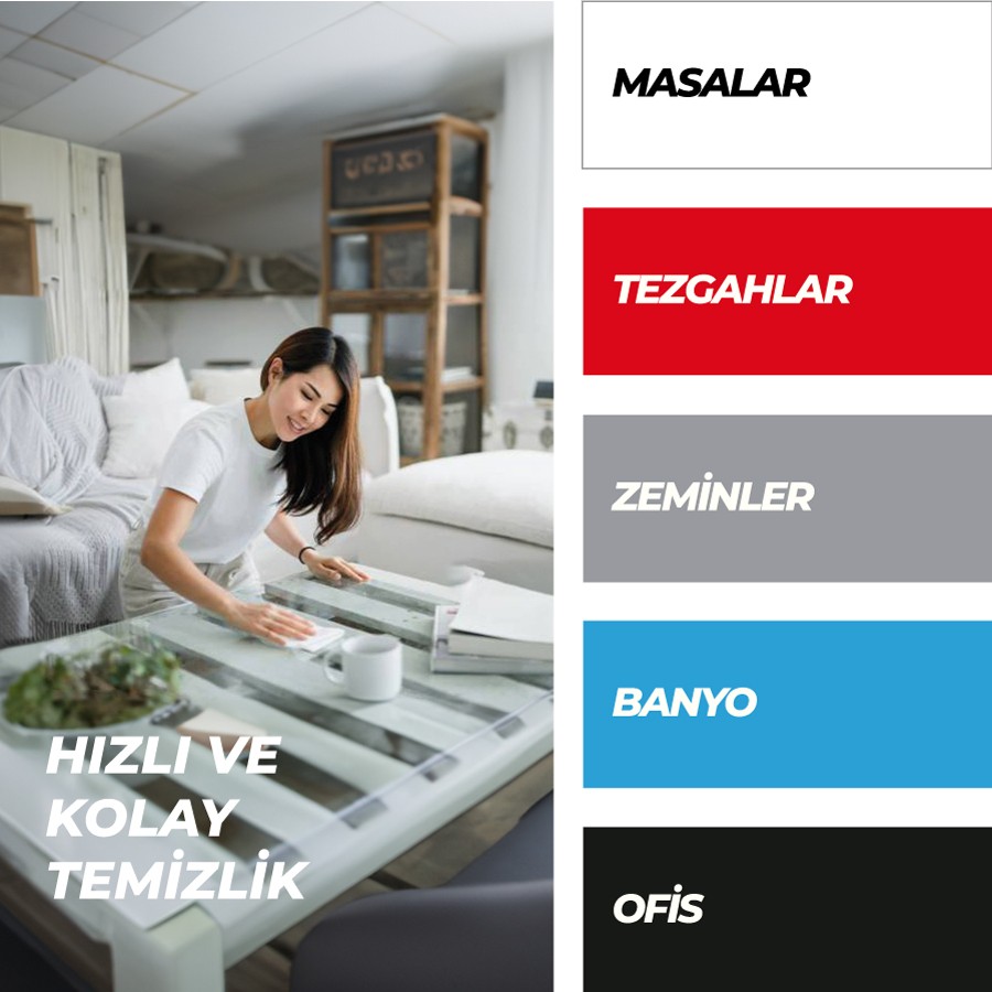 PROWIPE ÇOK AMAÇLI YÜZEY TEMİZLİK MENDİLİ 40 Adet