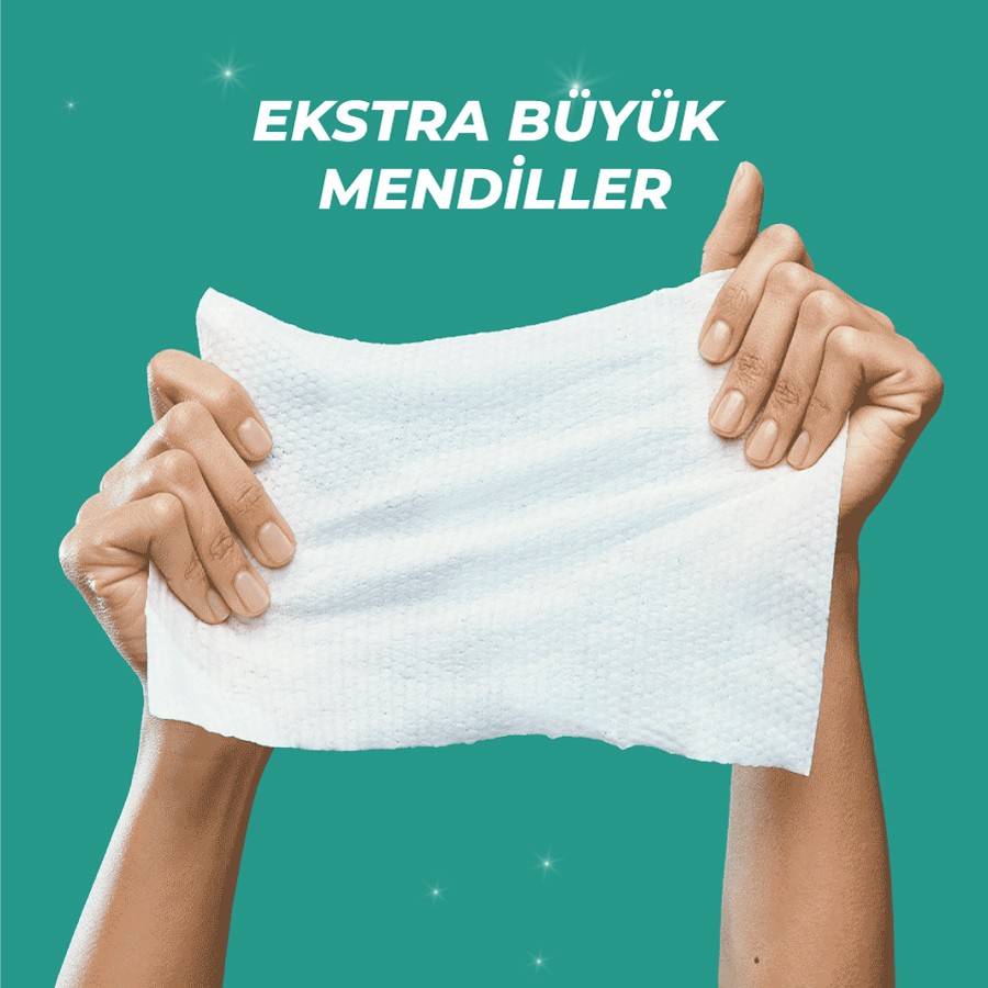 LOLE'S YÜZEY TEMİZLİK HAVLUSU - PURE CLEAN Beyaz Sabun Kokulu 50 Adet