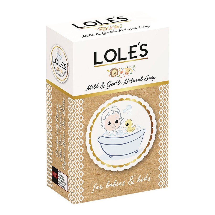 LOLE'S BEBEK BAKIM “MILD&GENTLE” SABUNU 100 g